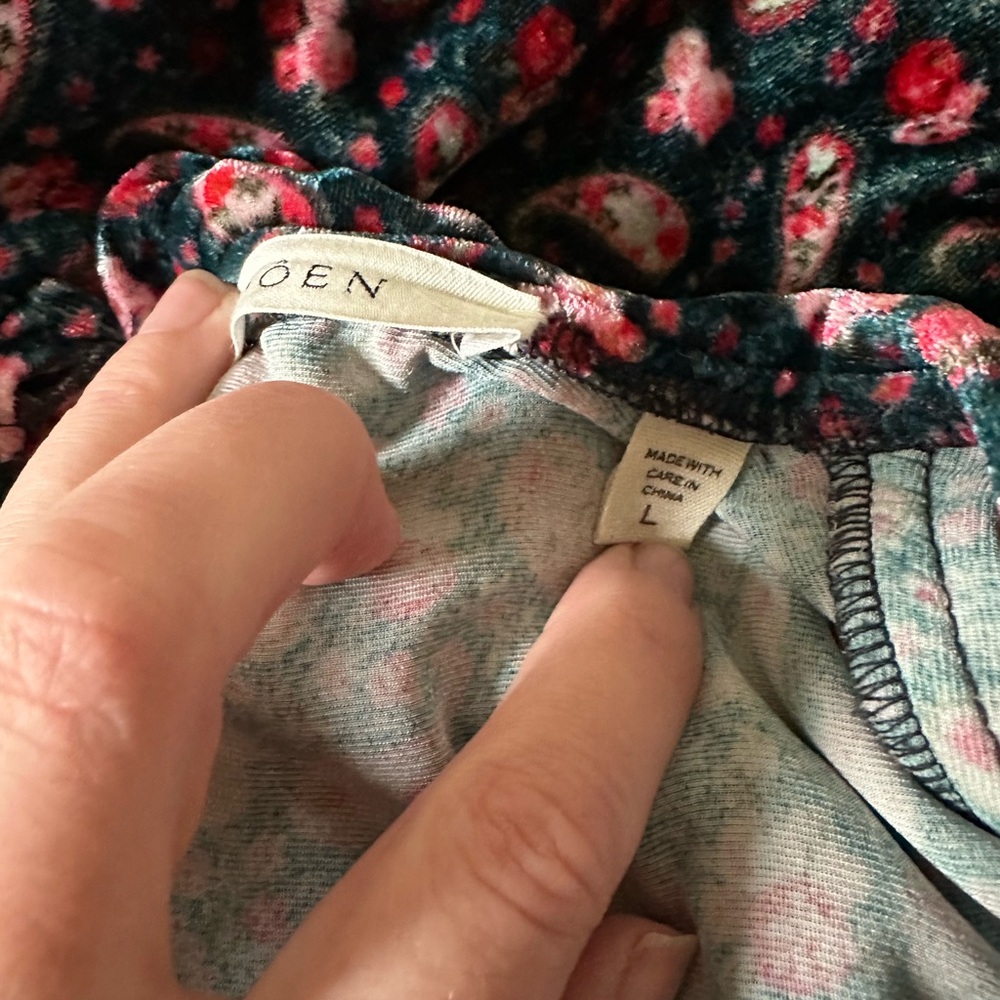 Doen Nora dress in Canterbury Teal Paisley - Picture 4 of 5